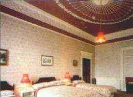 One of the spacious bedrooms