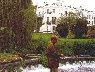 The River Glyde flows through the gardens