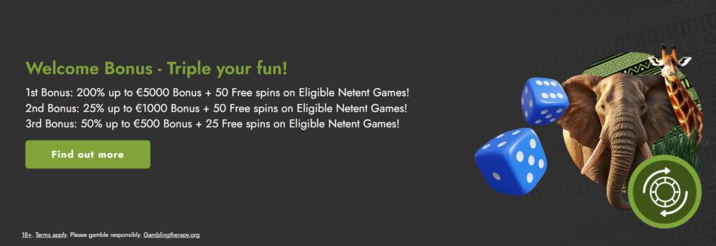 casimba casino welcome bonus