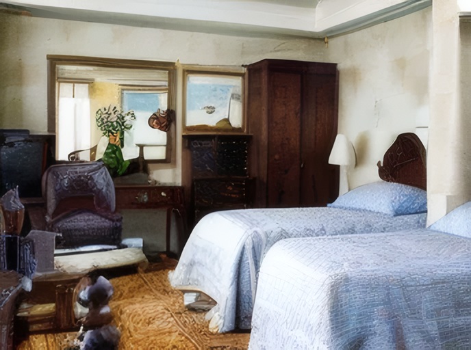 One of the lovely bedrooms