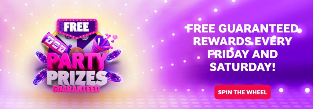 party casino free spins